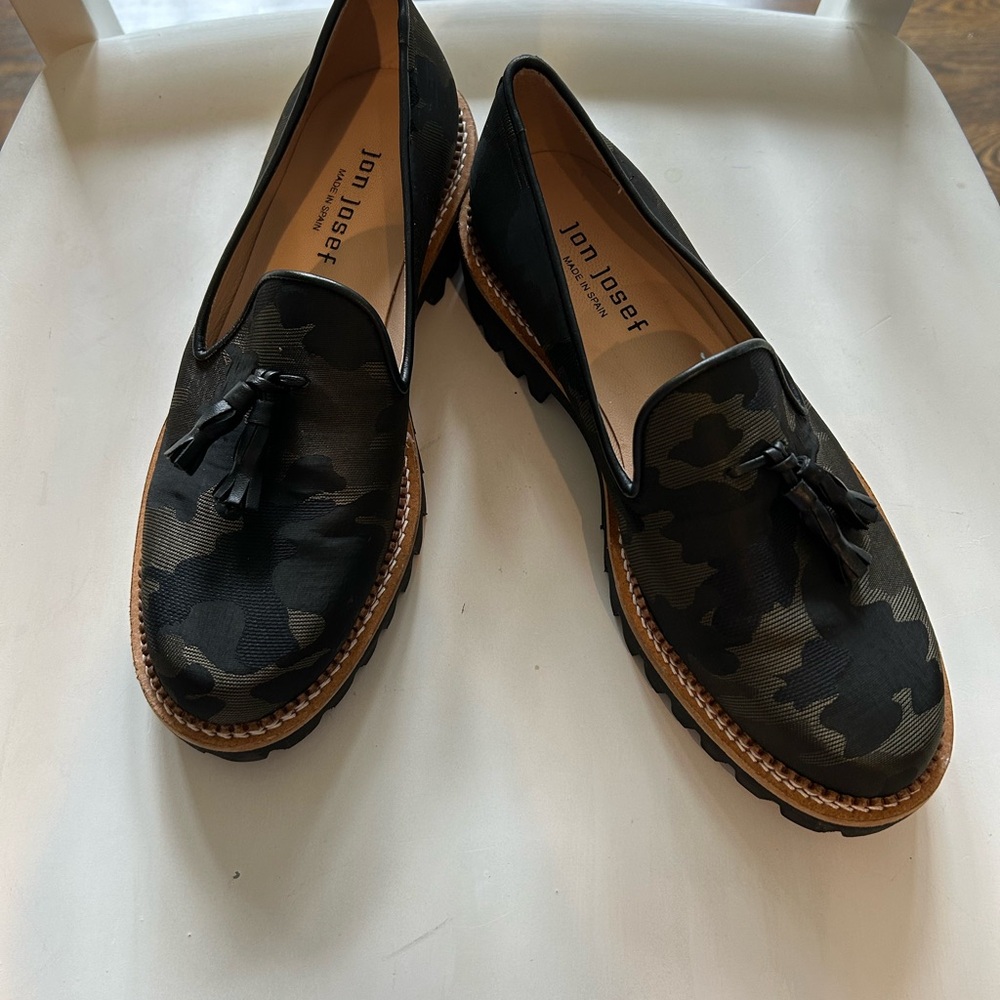Jon Josef camo loafers